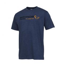 T-shirt Signature logo - SAVAGE GEAR bleu - S