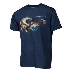 T shirt Cannibal SAVAGE GEAR bleu