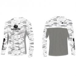 T shirt manches longues UPF50+ Spreks Fish Camo OUTWATER