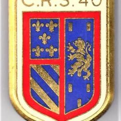 CRS 40. Compagnie Républicaine de Sécurité 40. Drago.