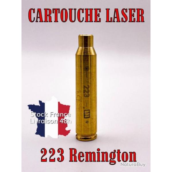 Cartoucher laser de rglage calibre 223 Remington avec piles - Envoi rapide depuis la France
