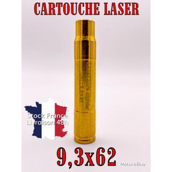 Cartouche laser de rglage calibre 9,3x62 avec piles - Envoi rapide depuis la France