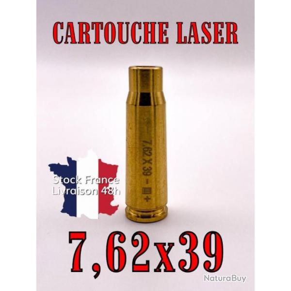Cartouche laser de rglage calibre 7,62x39 avec piles - Envoi rapide depuis la France
