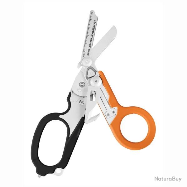 Ciseaux Multifonctions Raptor Noir Orange Leatherman