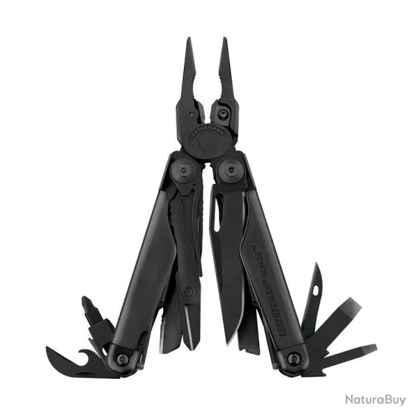 Pince Multifonctions Surge Black En Boite Leatherman Noir