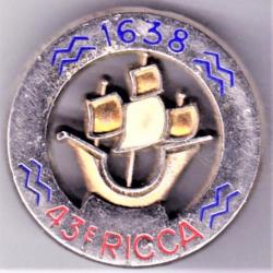 43° RICCA. 43° Régiment d'Infanterie et de Commandement de Corps d'Armée. Delsart.3190.