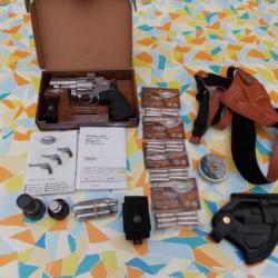 Revolver UMAREX S.25 LEGENDS , CO2 , 4,5 mm (.177 ) , Plomb Diabolo + Accessoires en T . B . E