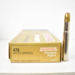 1 boite de balles Federal calibre 470 Nitro Express 500gr