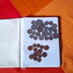 Numismatique, unique collection différentes valeurs, pays, Australia, Mexicana, USA, Canada 100 pcs