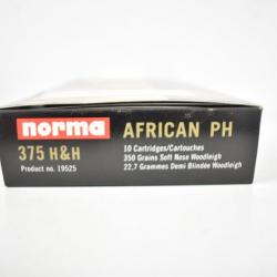 1 Boite De Balles Norma Africab PH 375 H&H