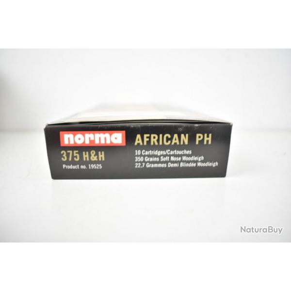 1 Boite De Balles Norma Africab PH 375 H&H