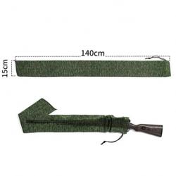 Chaussette Polyester Protection Fusil 54 Pouces Chasse Plein Air Pratique Solide Étui Vert Extensibl