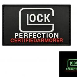 GLOCK PATCH scratch/PVC/photoluminescence ref BLACK certi.