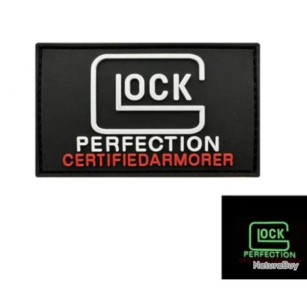 GLOCK PATCH scratch/PVC/photoluminescence ref BLACK certi.