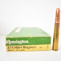 1 Boite De Balles Remington 375 H&H Metal Case