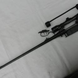 carabine Anschütz mod.110 cal.7x64 avec lunette sans crosse