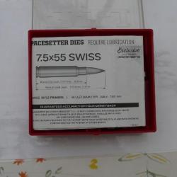 jeu d'outils LEE calibre 7.5x55 suisse