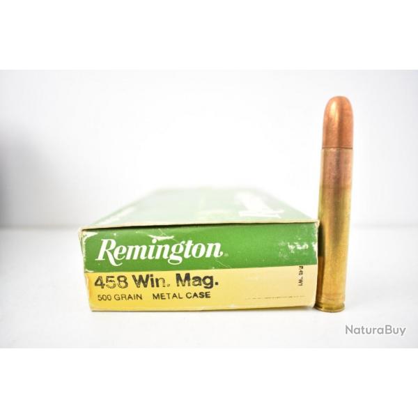 1 Boite de Balles Remington Calibre 458 Winchester MAG