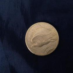 Belle pièce d or de 20$ 1924