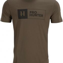 T-Shirt Pro Hunter (Couleur: Marron, Taille: XL)