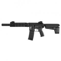 AR15 / M4 airsoft SilenOps RIS 9" CHARLIE noir 1,2 joule livrée avec batterie 9,6 V et chargeur