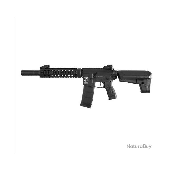 AR15 / M4 airsoft SilenOps RIS 9" CHARLIE noir 1,2 joule livre avec batterie 9,6 V et chargeur