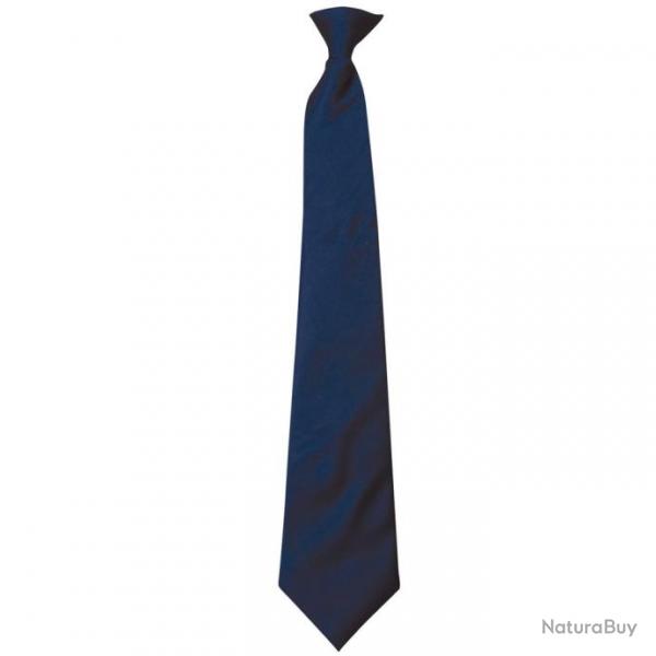 Cravate  clip Bleu