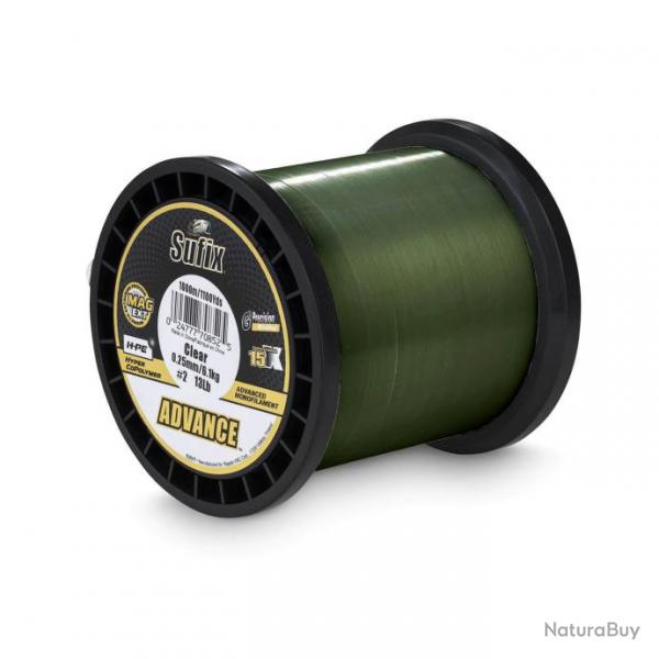 Fil nylon Advance G2 LV Green 150m - SUFIX  0,20 mm