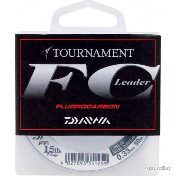 Fil nylon Fluorocarbone TOURNAMENT FC Leader - DAIWA  0,16mm