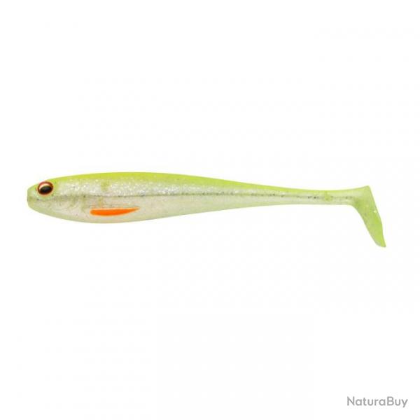 Leurre souple DUCKFIN Shad - DAIWA UV Chartreuse - 9cm