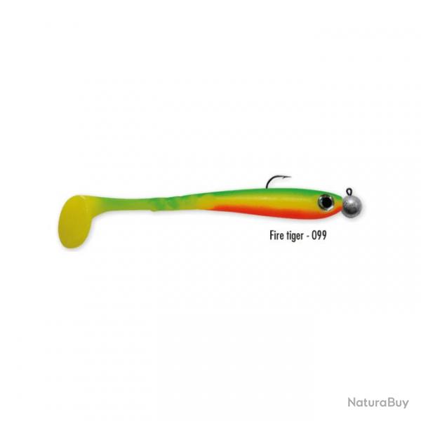 Bote de Leurres Monts Zand Shad - DELALANDE Fire Tiger - 8cm