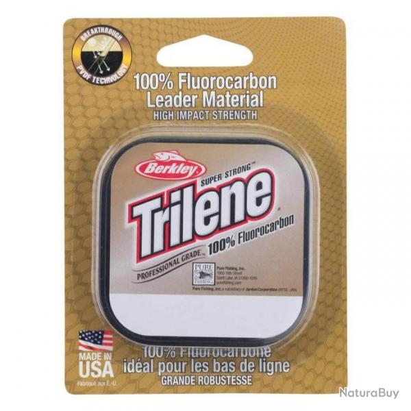 Trilene 100% Fluocarbone Leader - BERKLEY ETFPS15-15 TL FLUOR.15MM 50M CLR