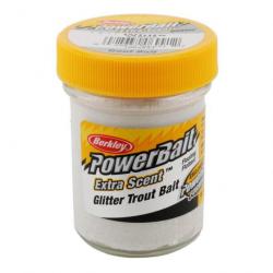 Appâts PowerBait Glitter Trout Bait - BERKLEY White