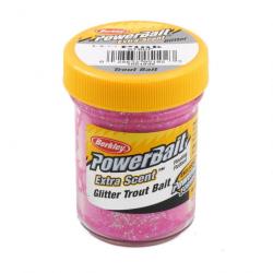 Appâts PowerBait Glitter Trout Bait - BERKLEY Pink