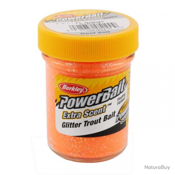 Appts PowerBait Glitter Trout Bait - BERKLEY orange fluo