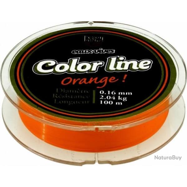 Nylon Eaux Vives COLOR LINE Orange - PEZON & MICHEL  0,165mm