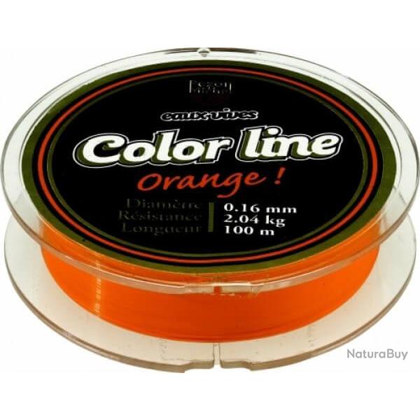 Nylon Eaux Vives COLOR LINE Orange - PEZON & MICHEL  0,185mm