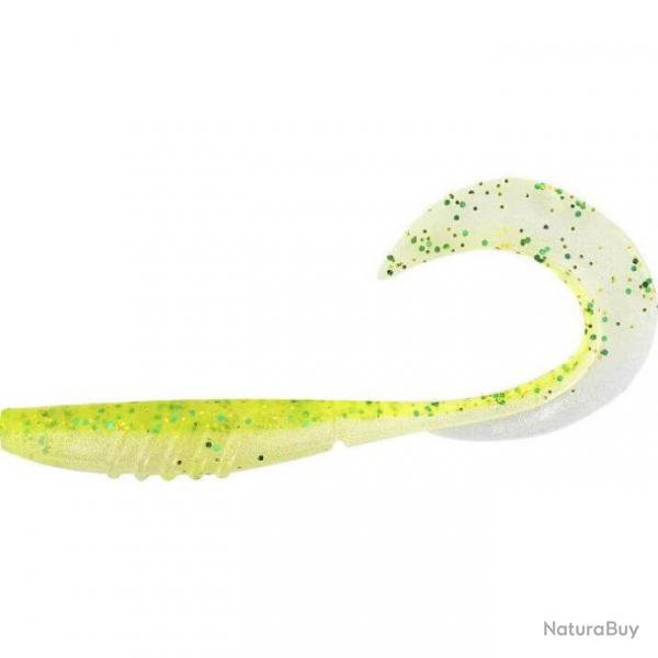 Leurres Souples CURLY X-LAYER - MEGABASS 3.5 - Lime Shad