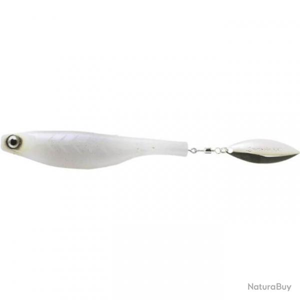 Leurre Mont DARTSPIN PRO FOOTBALL JIG 4 1/2 - HYPERLASTICS White Ghost Silver