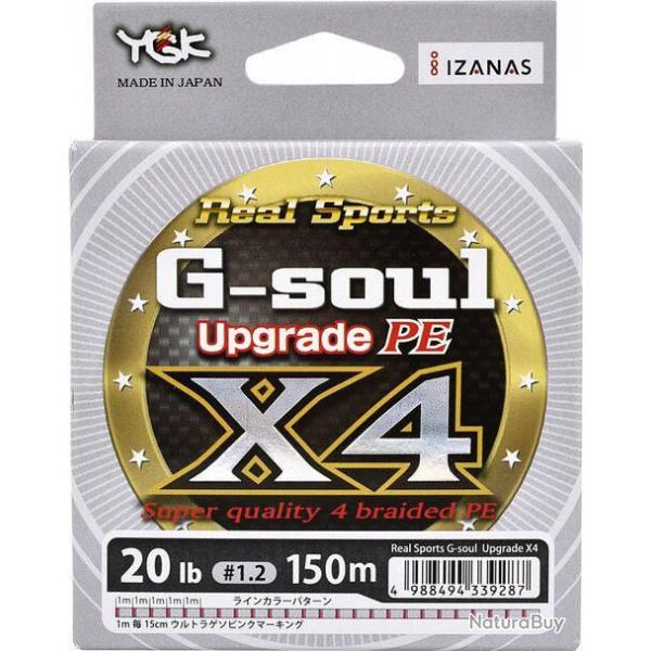 Tresse G-SOUL X4 UPGRADE - YGK PE 0.6