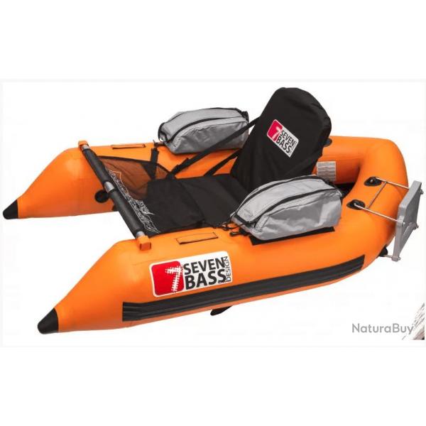 Float Tube Hybrid Skullway 170 - SEVEN BASS Orange