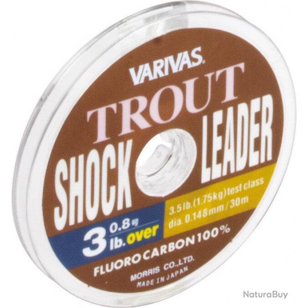 Fil Fluorocarbone Trout Shock Leader - VARIVAS  0,13mm