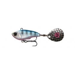 Leurre Fat Tail Spin - SAVAGE GEAR Blue Silver Pink - 5.5cm