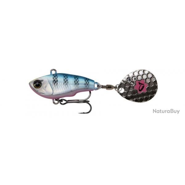 Leurre Fat Tail Spin - SAVAGE GEAR Blue Silver Pink - 5.5cm
