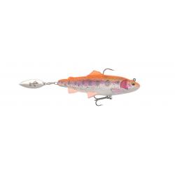 Leurre 4D Trout Spin Shad - SAVAGE GEAR Golden Albino
