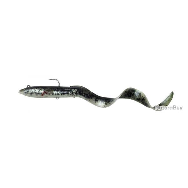 Leurre 4D Real Eel - SAVAGE GEAR Black/Green/Pearl PHP - 20cm