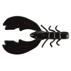 Leurres PowerBait Chigger Craw - BERKLEY Black Red Fleck - 8cm