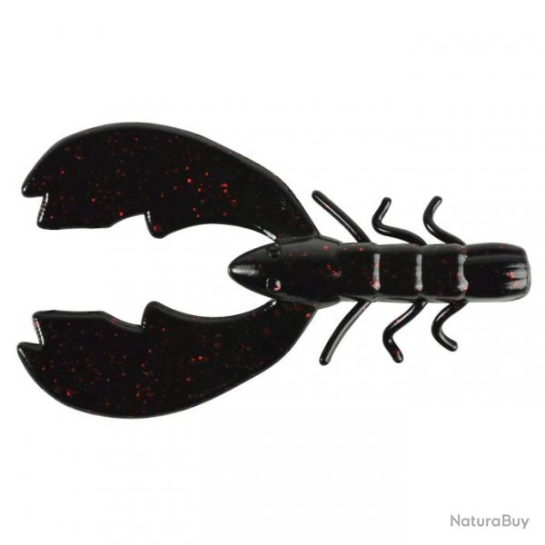 Leurres PowerBait Chigger Craw - BERKLEY Black Red Fleck - 8cm