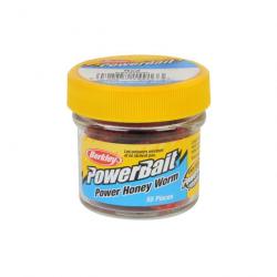 Appât PowerBait Power Honey Worm - BERKLEY Red - 3cm