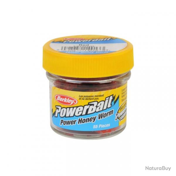 Appt PowerBait Power Honey Worm - BERKLEY Red - 3cm